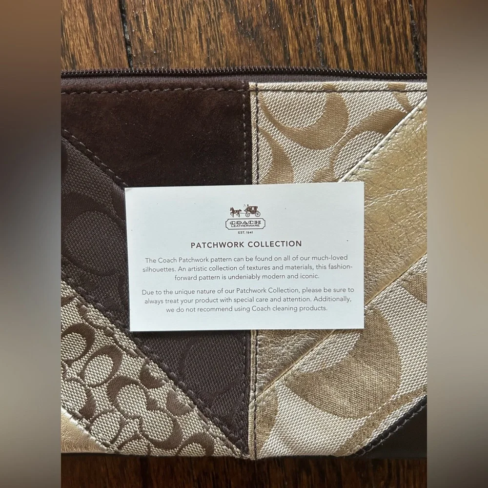 Coach Patchwork Collection Wristlet - Picture 5 of 11